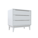Cômoda bo 3 gavetas – branco