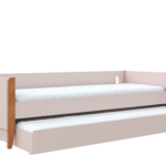 Cama sofá bo – rosa old-jequitibá com auxiliar tropicando