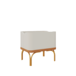 mini berço aquarela – areia