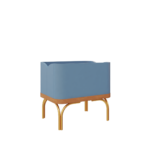 mini berço aquarela – azul sereno