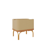 Mini berço aquarela – capuccino