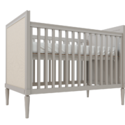 Berço Natu com palha – cinza