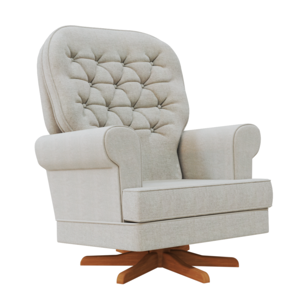 Poltrona comfort – Sarja Rustico – pés giro e balanço Poltrona comfort – Sarja Rustico – pés giro e balanço