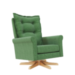Poltrona Nana Plus – Sarja Verde – pés giro e balanço