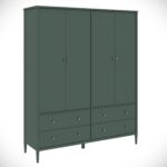 Armário Sora 4 portas verde pirulito