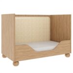 Mini Cama Vero Palha madeira caramelo